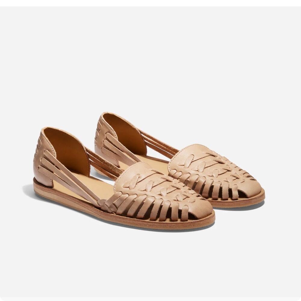Nisolo women’s Huaraches size almond